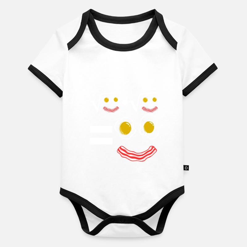 Math Teacher Organic Baby Contrasting Bodysuit