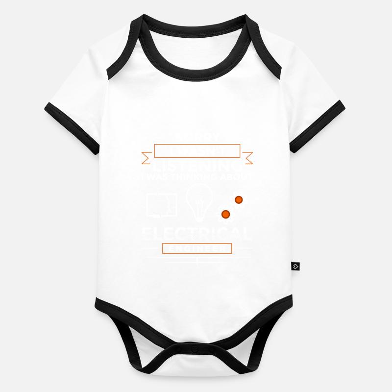 Electrical Engineering Engineer Research Development Organic Baby Contrasting Bodysuit