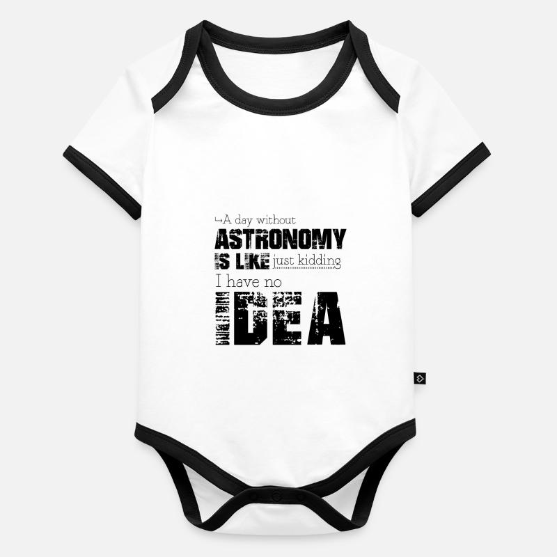 Astronomy Organic Baby Contrasting Bodysuit