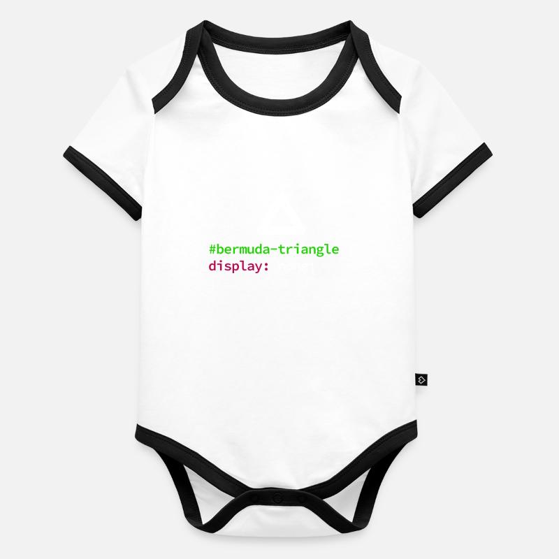 Web und CSS Programmierer Developer Coding Code Baby Bio-Kurzarm-Kontrastbody