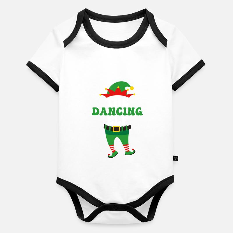 Danse Elfe Danseuse Couple Danse Fille Body Bébé bio contrasté manches courtes