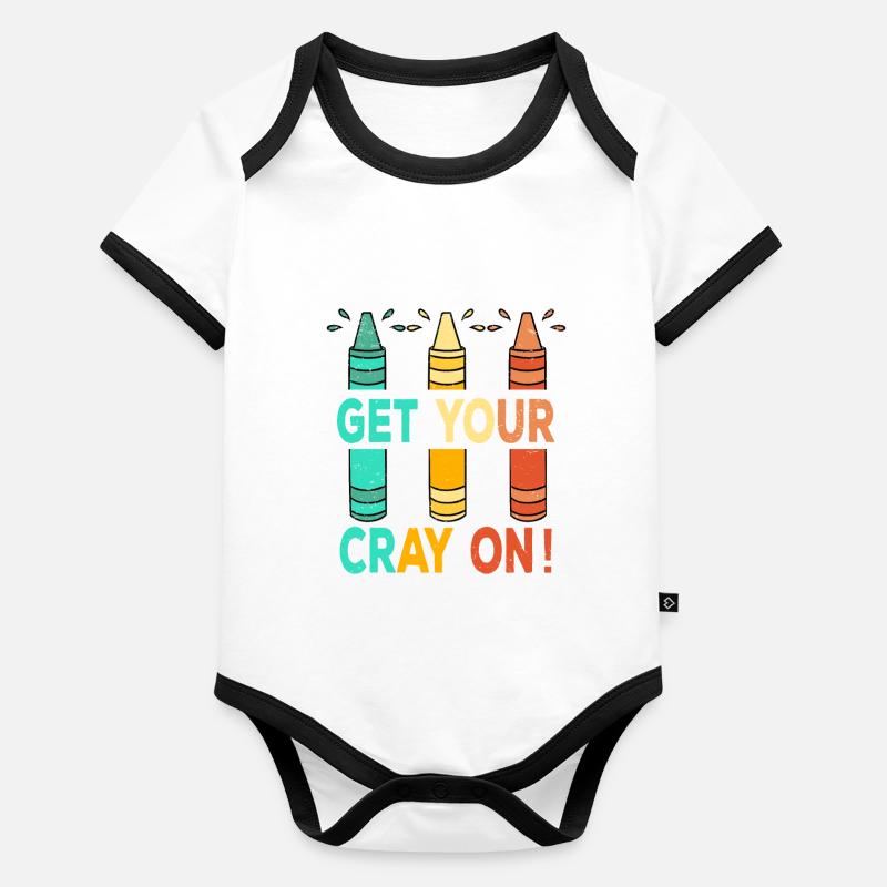 Primary School Teacher Kindergarten Educator Organic Baby Contrasting Bodysuit