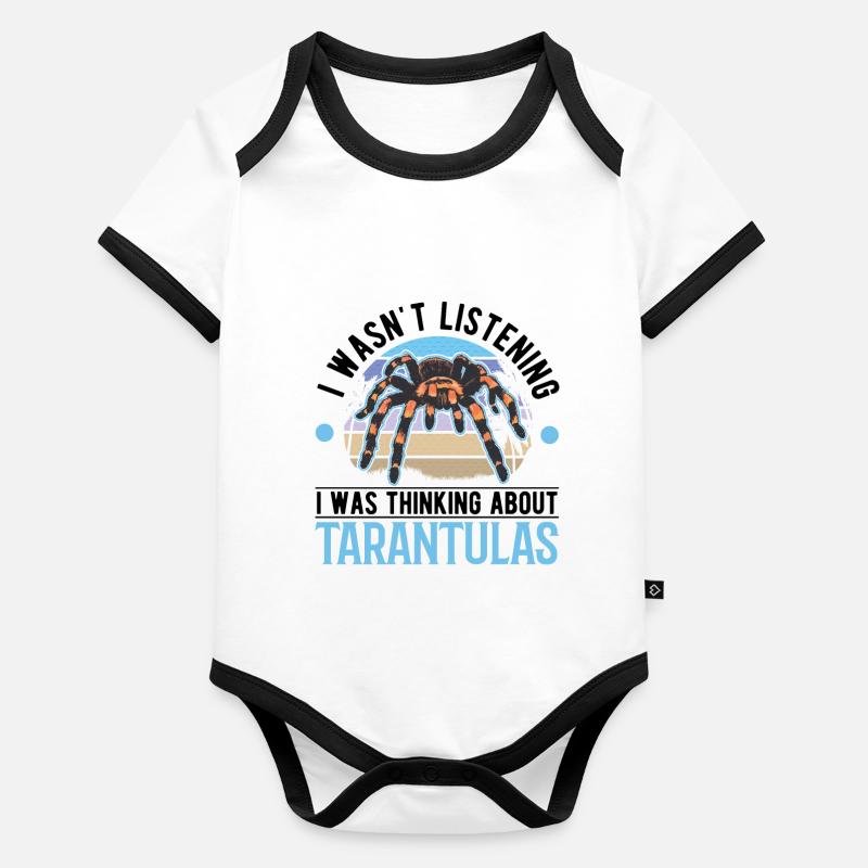 Tarantula Spider Tarantula Organic Baby Contrasting Bodysuit