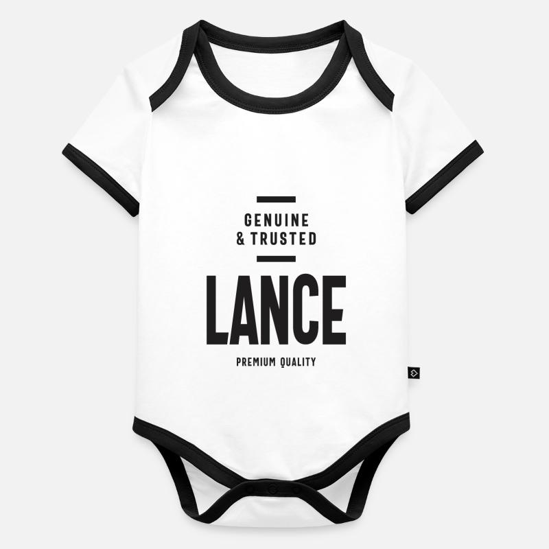 Benutzerdefinierter Name der Lanze Baby Bio-Kurzarm-Kontrastbody
