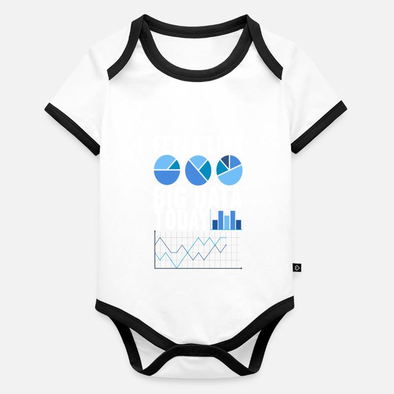 Data Scientist Data Analyst Organic Baby Contrasting Bodysuit