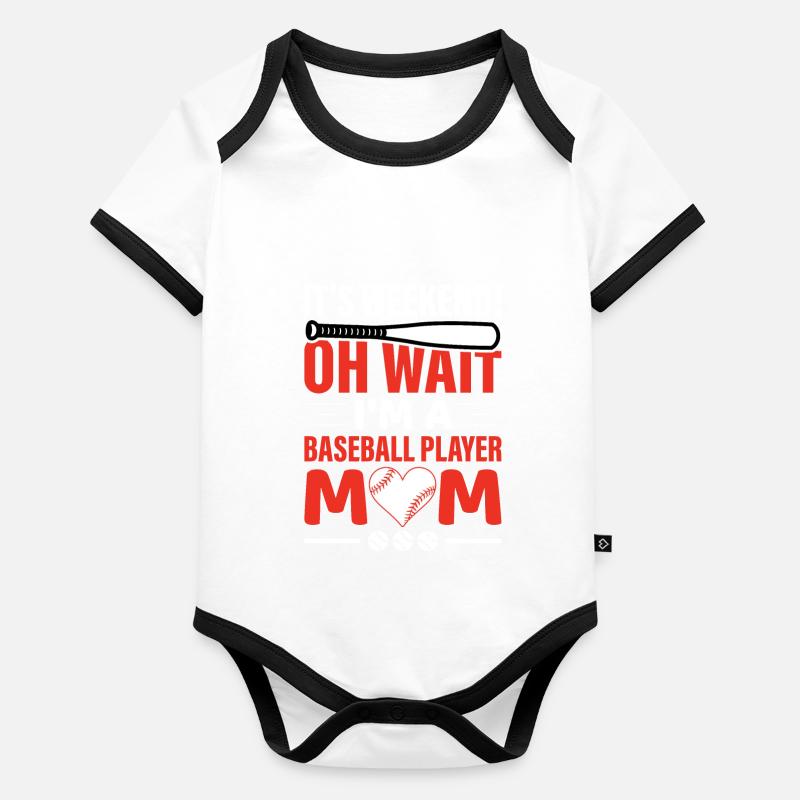 It's weekend Oh wait, I'm a Organic Baby Contrasting Bodysuit
