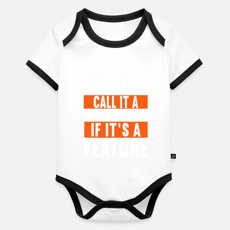 Programmierer Informatiker Baby Bio-Kurzarm-Kontrastbody