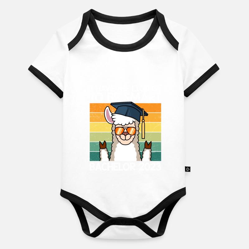 Bachelor 2023 Licence à Clever Shit Body Bébé bio contrasté manches courtes