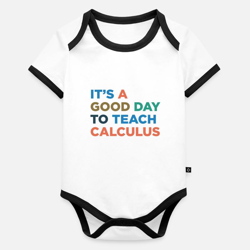 Enseigner des professeurs d’arithmétique Body Bébé bio contrasté manches courtes