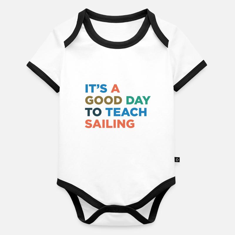 Teaching sailing trainers Organic Baby Contrasting Bodysuit