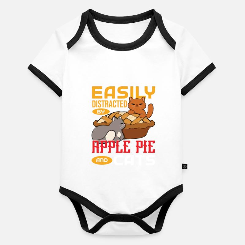 Apple pie Organic Baby Contrasting Bodysuit