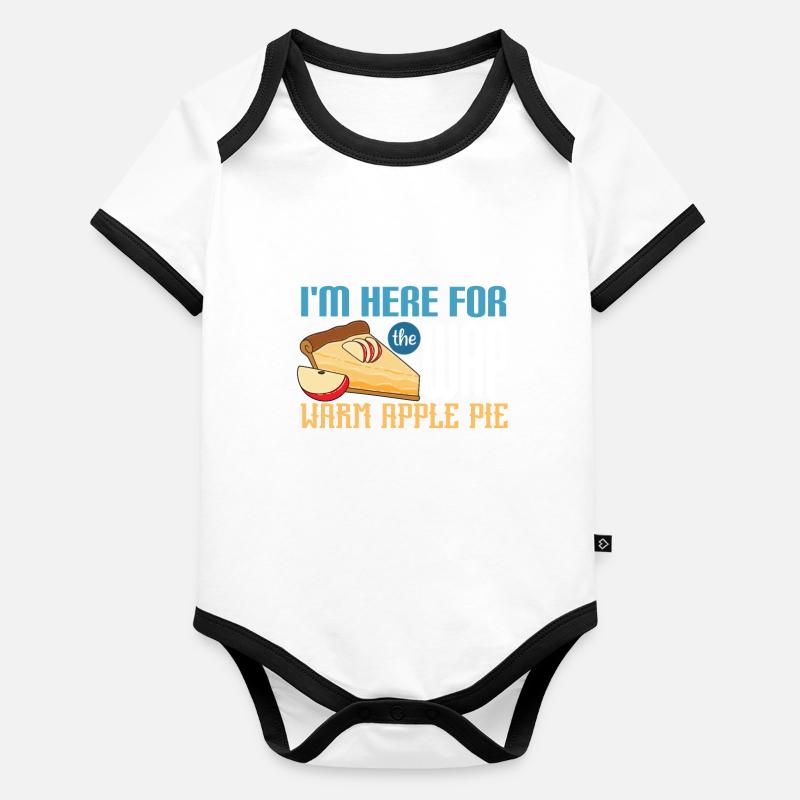 Apple pie Organic Baby Contrasting Bodysuit