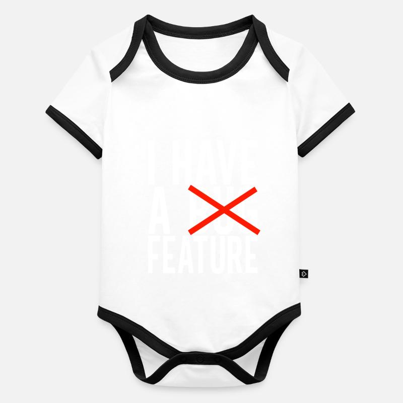 Programmierer Informatiker Baby Bio-Kurzarm-Kontrastbody