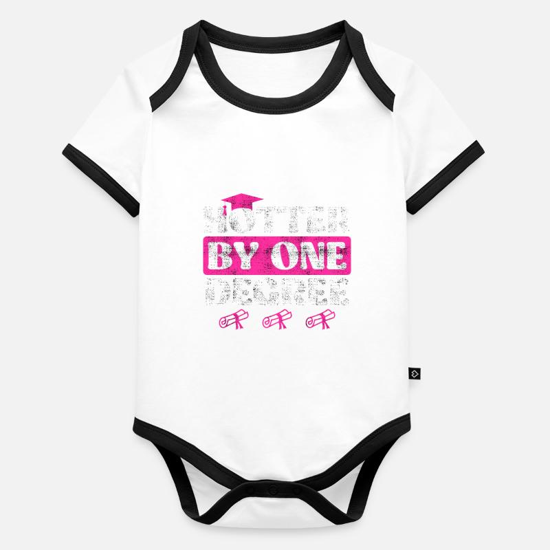 Un Bachelor chaud Master Body Bébé bio contrasté manches courtes