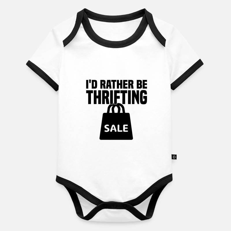 Secondhandladen Secondhand Öko Hipster Gebraucht Baby Bio-Kurzarm-Kontrastbody