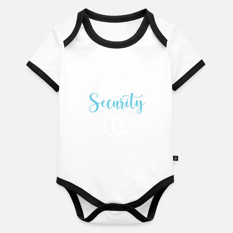 Sécurité de la mariée Body Bébé bio contrasté manches courtes
