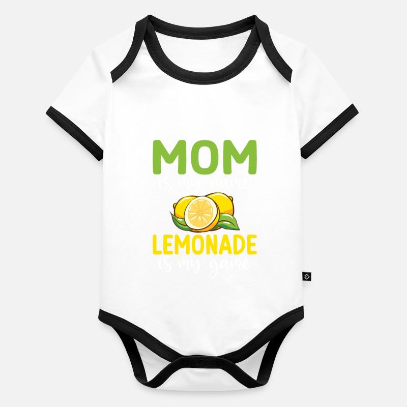 Lemonade Gift Ideas Organic Baby Contrasting Bodysuit