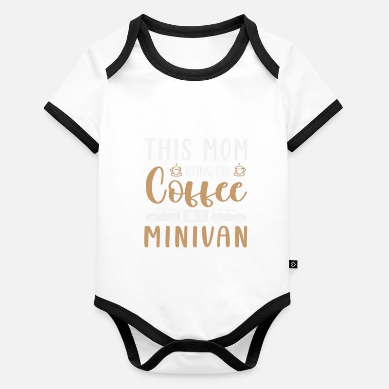 Powertrains Minivan Moms Super Mom Minivan Lifestyle Organic Baby Contrasting Bodysuit