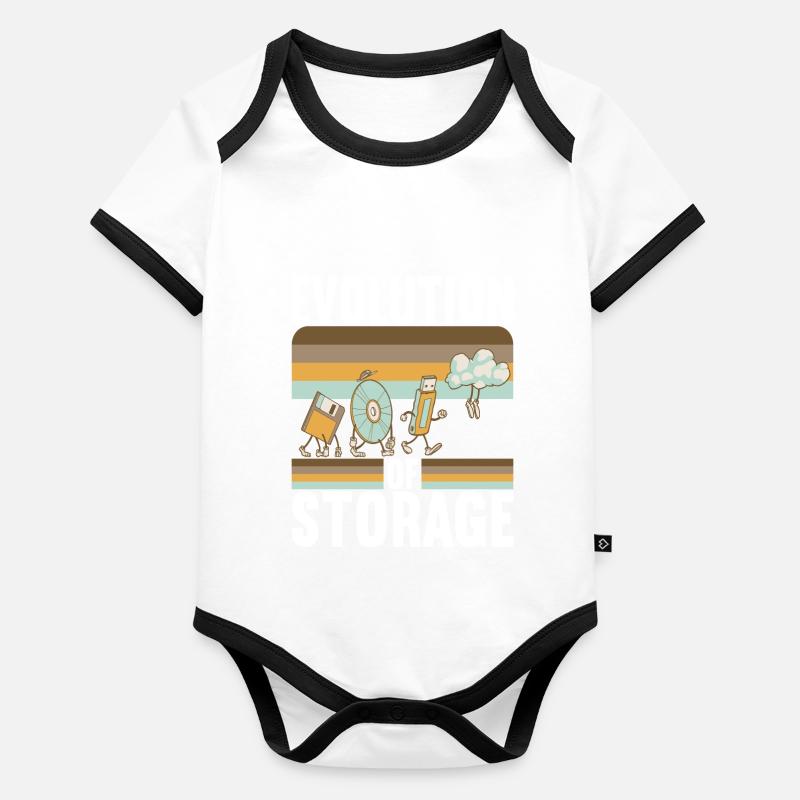Programmierer Informatiker Baby Bio-Kurzarm-Kontrastbody