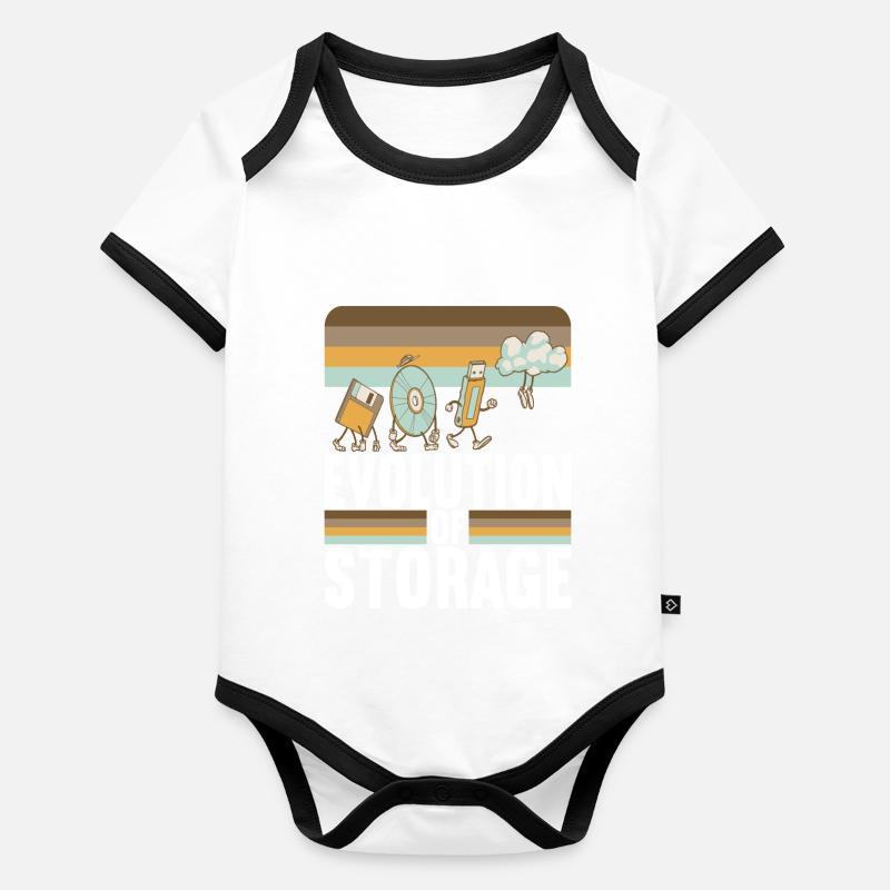 Programmierer Informatiker Baby Bio-Kurzarm-Kontrastbody