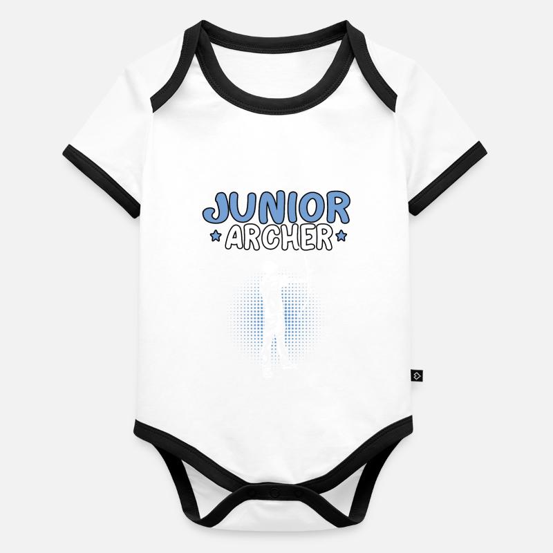 Junior Archer Archery Archer Organic Baby Contrasting Bodysuit
