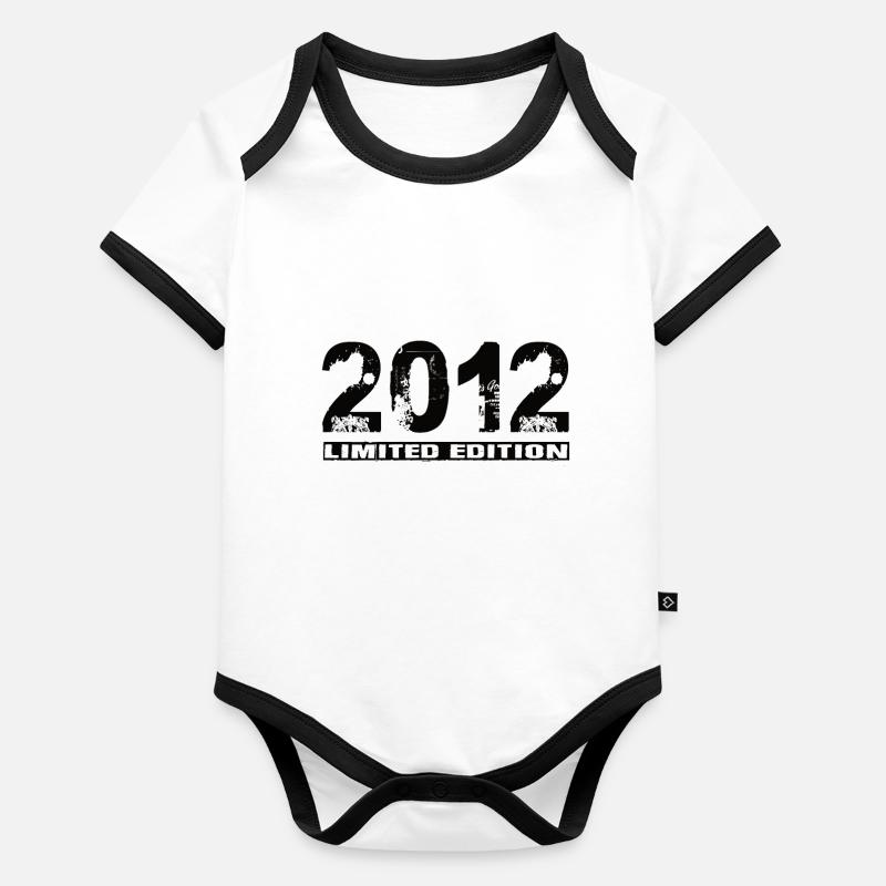 Limited Edition 2012 Baby Bio-Kurzarm-Kontrastbody
