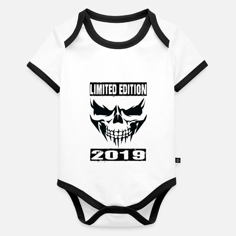 Édition limitée 2019 Body Bébé bio contrasté manches courtes