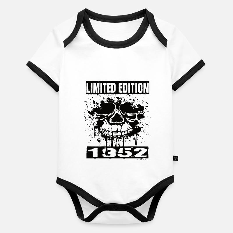 Édition limitée 1952 Body Bébé bio contrasté manches courtes