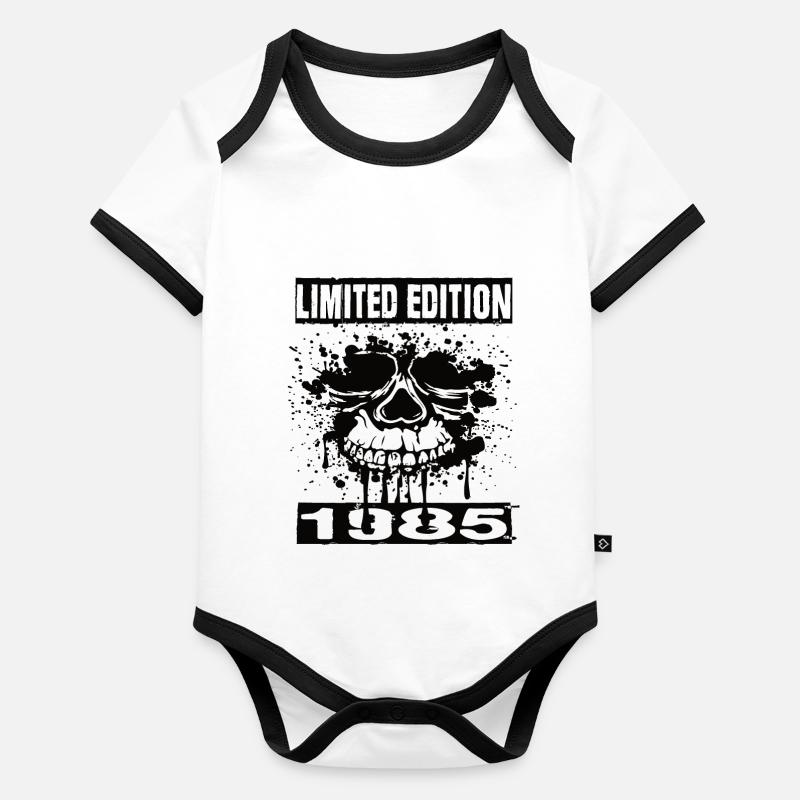 Limited Edition 1985 Baby Bio-Kurzarm-Kontrastbody