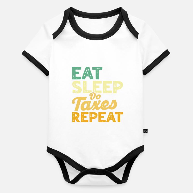 Buchhalter Geschenk Buchhaltung Steuer Cpa Baby Bio-Kurzarm-Kontrastbody