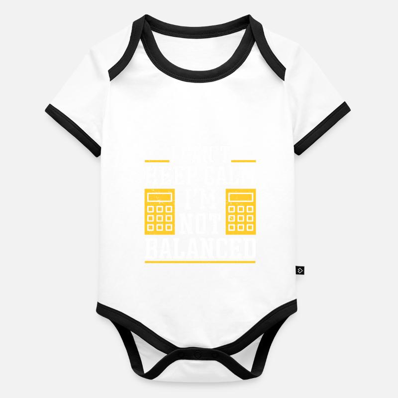 Comptable Donation Comptabilité Impôt CPA Body Bébé bio contrasté manches courtes