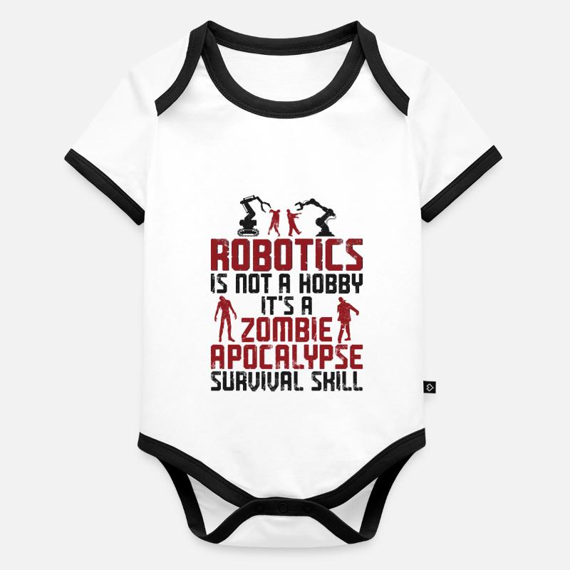 Robot Robotics Engineer Robotics Baby Bio-Kurzarm-Kontrastbody