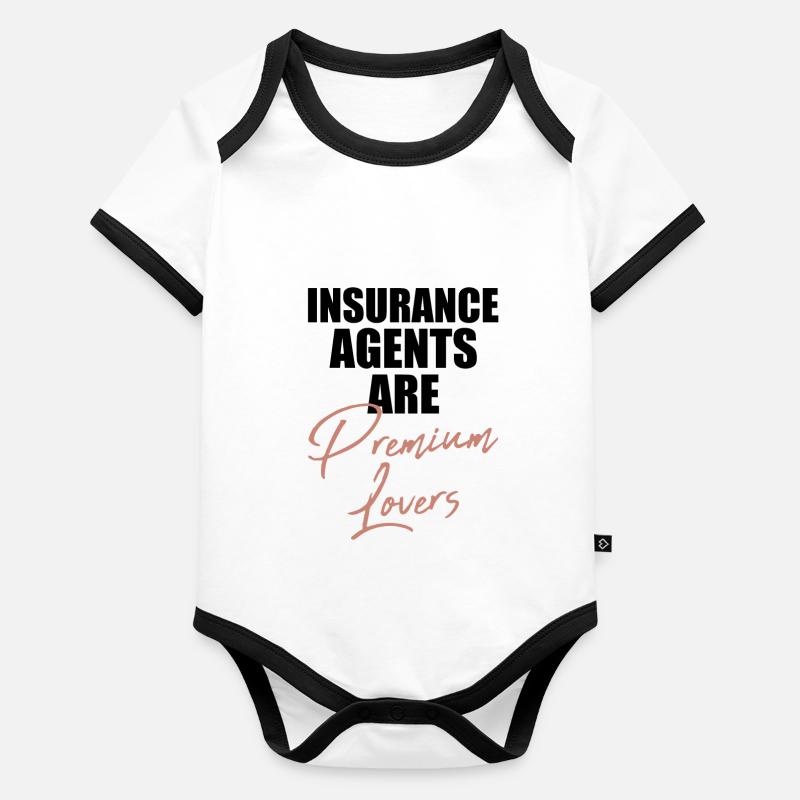 Insurance Agent Appraiser Insurance Broker Organic Baby Contrasting Bodysuit