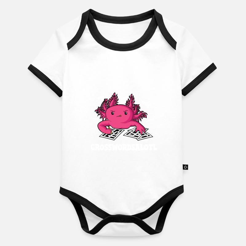 Solve crossword puzzles Organic Baby Contrasting Bodysuit