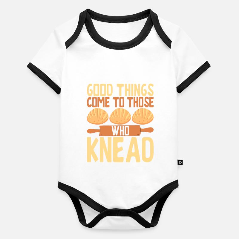Baker Bakery Baking Organic Baby Contrasting Bodysuit