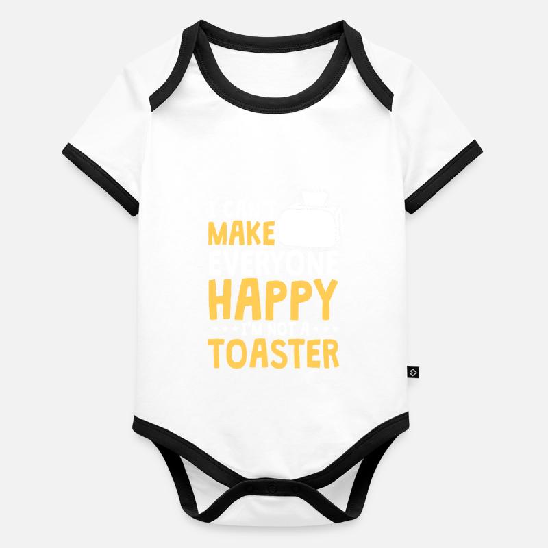 Toaster Organic Baby Contrasting Bodysuit