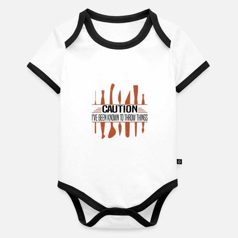 Pottery Clay Pottery Course Pottery Getöpfert Organic Baby Contrasting Bodysuit