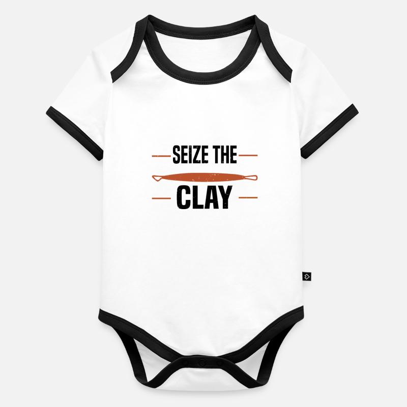 Pottery Clay Pottery Course Pottery Pottery Organic Baby Contrasting Bodysuit