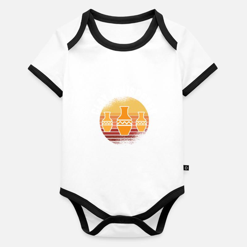 Pottery Clay Pottery Course Pottery Getöpfert Organic Baby Contrasting Bodysuit