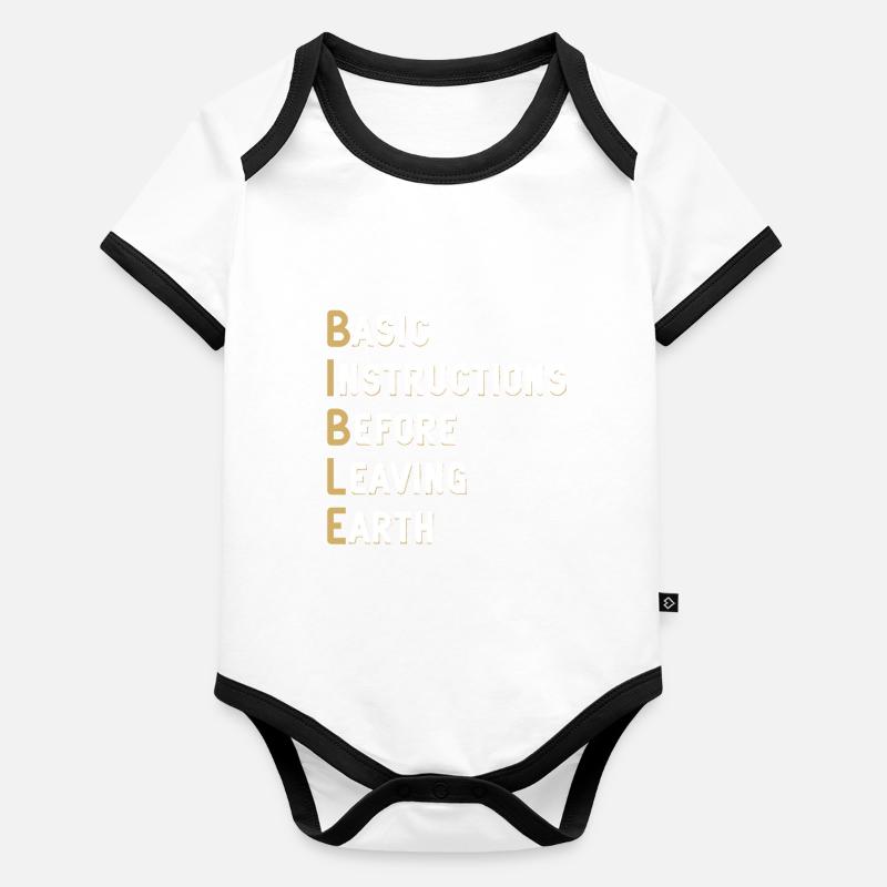 Bible Lesson Basic Instructions Before Organic Baby Contrasting Bodysuit