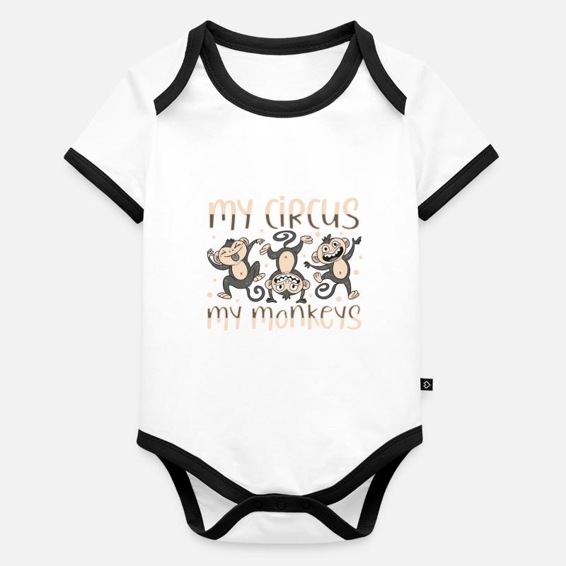 Circus Arts Circus Artists Event Staff Organic Baby Contrasting Bodysuit