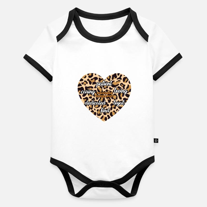 Motivierender Massagetherapeut Design Baby Bio-Kurzarm-Kontrastbody