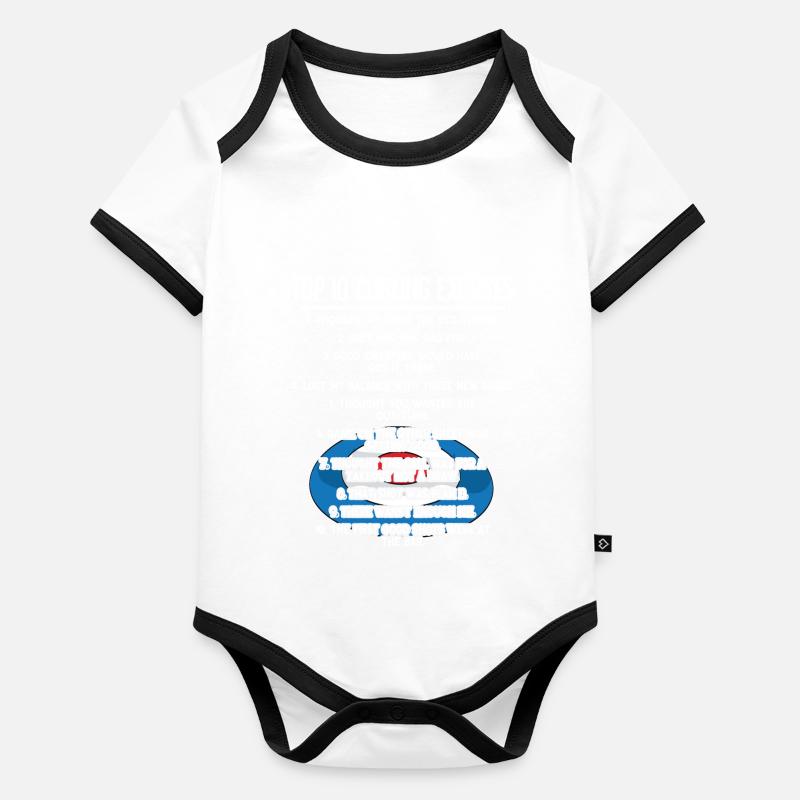 Locken Baby Bio-Kurzarm-Kontrastbody