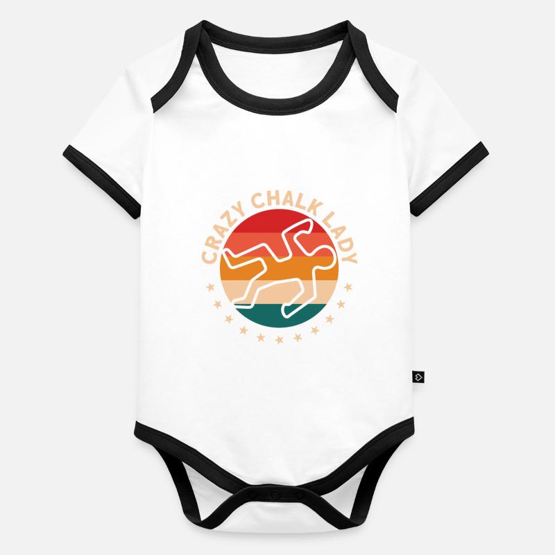 Forensic Scientist Forensic Forensic Science Organic Baby Contrasting Bodysuit