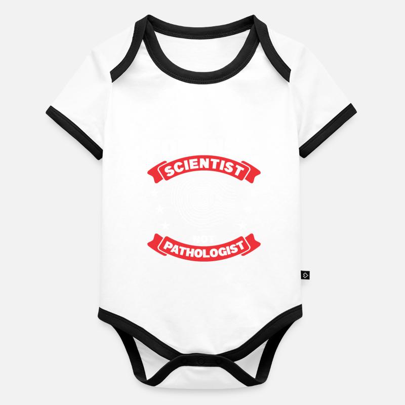 Forensic Scientist Forensic Forensic Science Organic Baby Contrasting Bodysuit