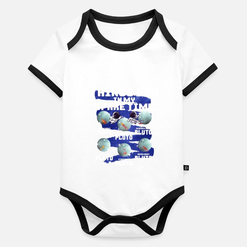 Pluto Baby Bio-Kurzarm-Kontrastbody