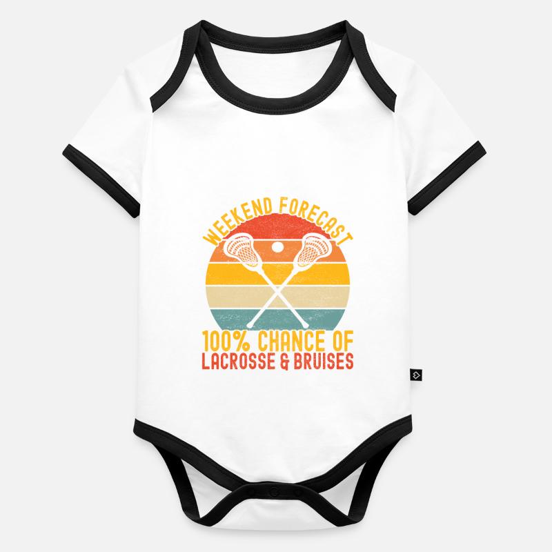 Lacrosse Organic Baby Contrasting Bodysuit