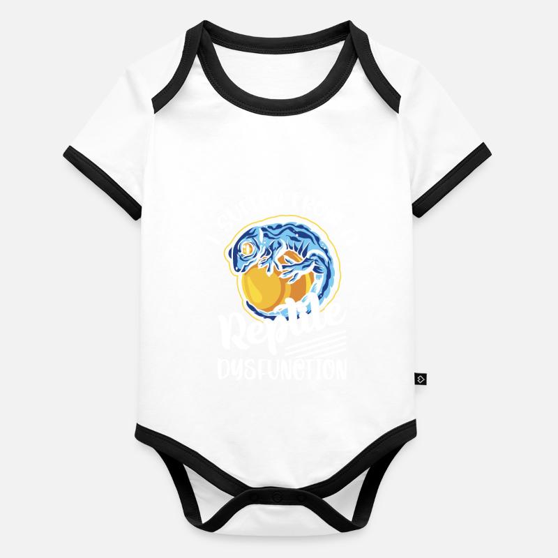 I Suffer From A Reptile Dysfunction Lizard Lover R Baby Bio-Kurzarm-Kontrastbody