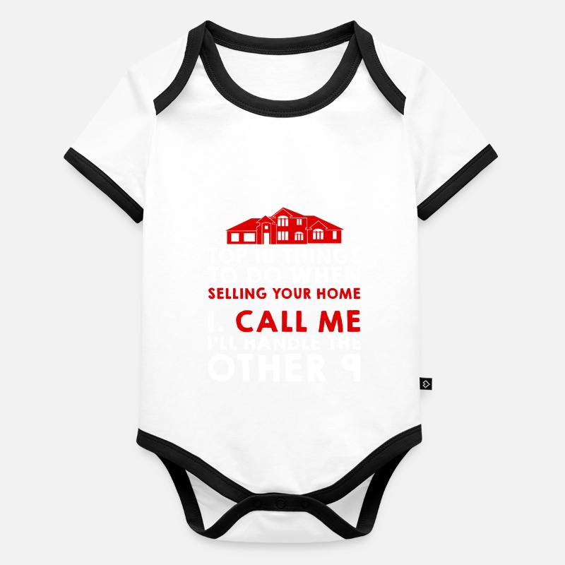 Top 10 Things To Do When Selling Your Home 2 Baby Bio-Kurzarm-Kontrastbody