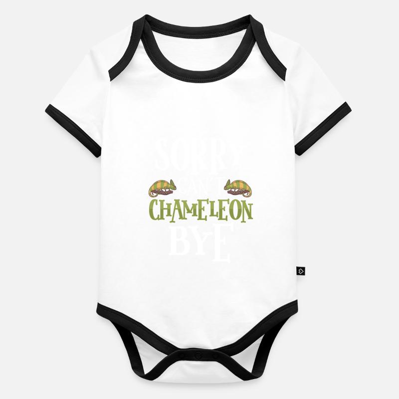 Chameleon Reptile Owner Lizard Reptile Pet Organic Baby Contrasting Bodysuit